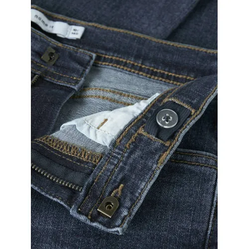 NAME IT KIDS NKMSILAS slim fit jeans - donkerblauw, foto 3