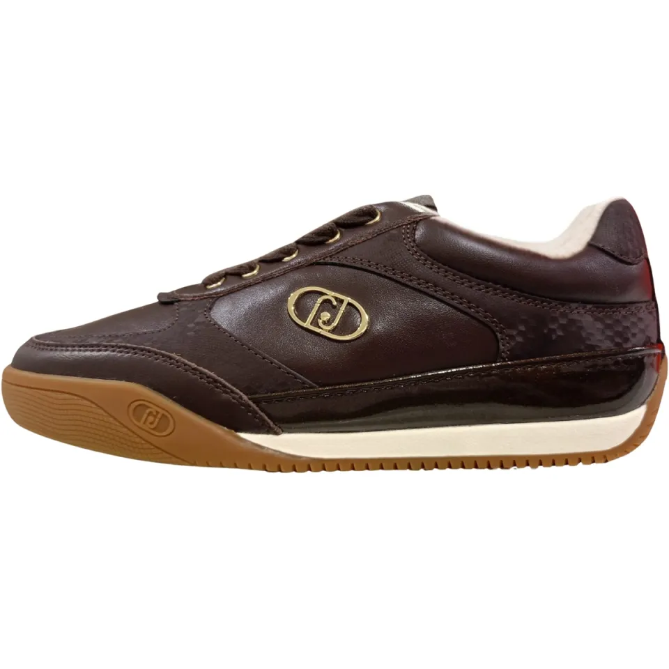 Liu Jo Lewis 01 leren sneakers - bruin, foto 2