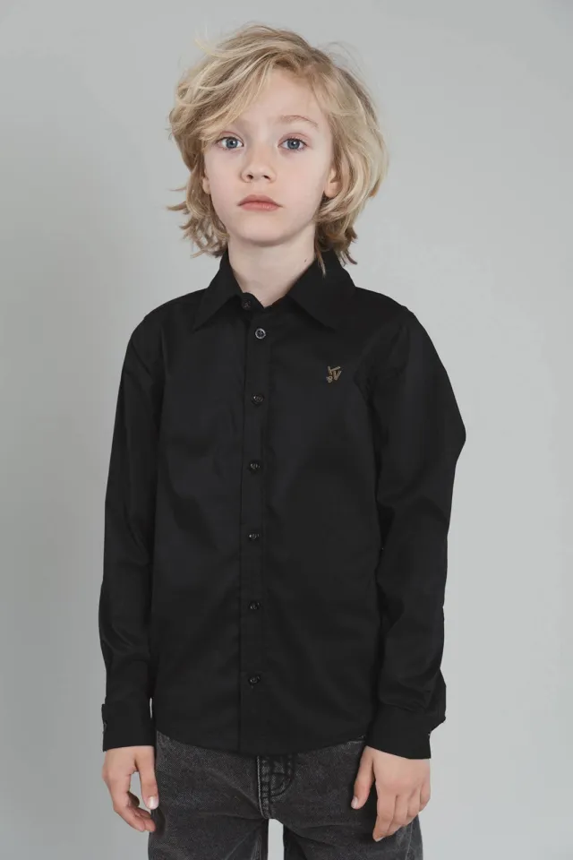 TYGO & vito casual overhemd - zwart