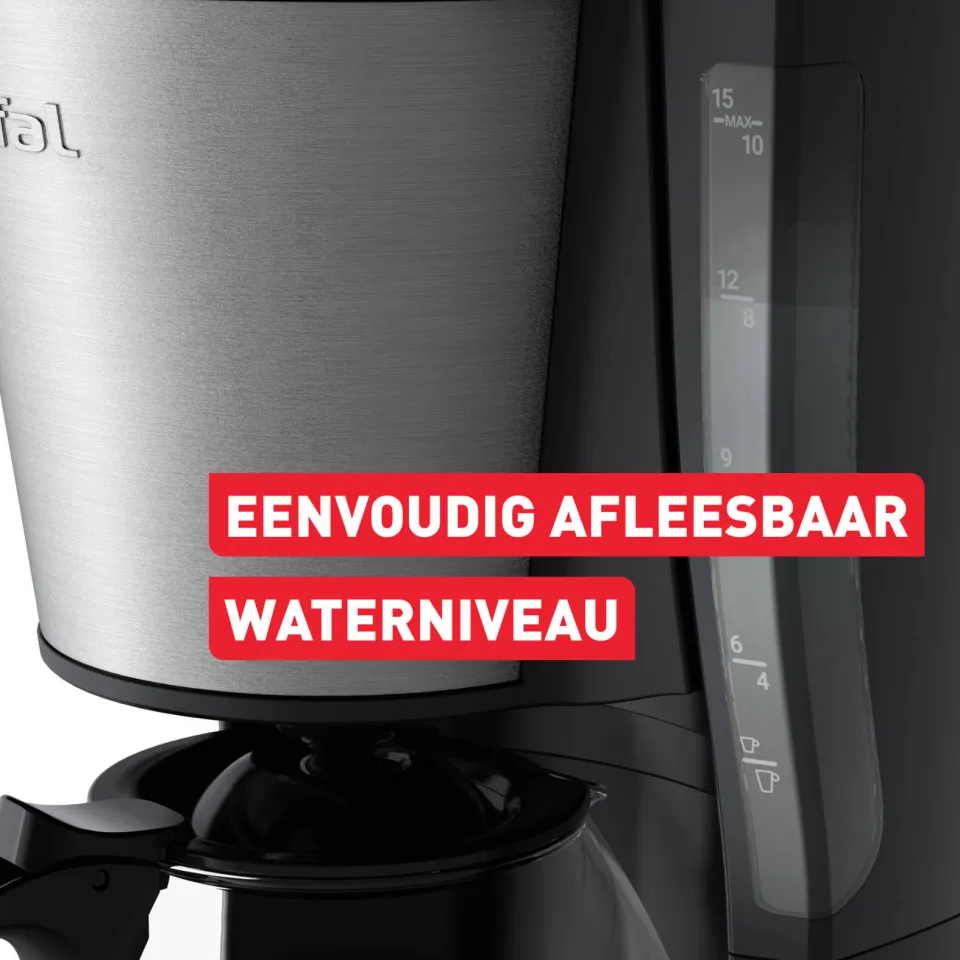 Tefal Subito CM5S1D filterkoffiezetapparaat zwart, foto 6