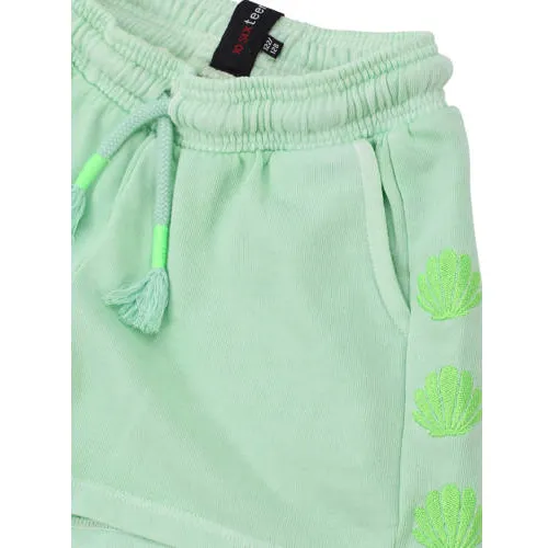 LOOXS sweatshort limegroen, foto 4