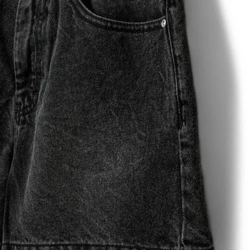 Sofie Schnoor high waist denim short zwart, foto 4