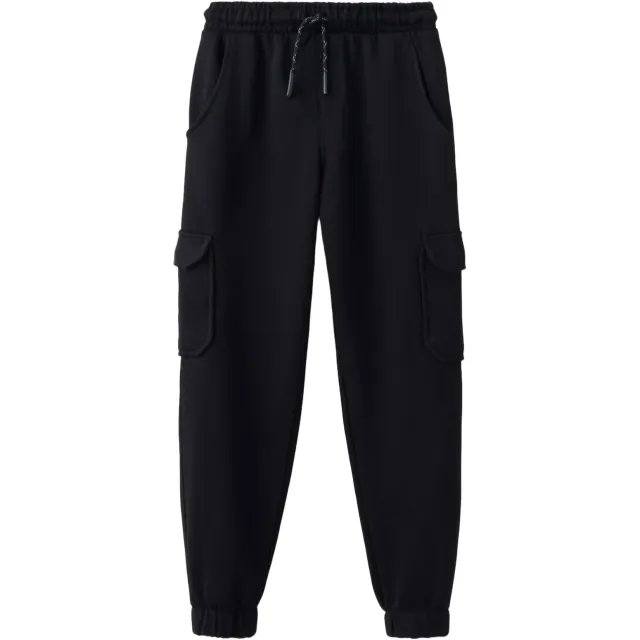 Mango Kids cargobroek zwart