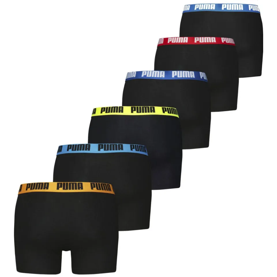 Puma Everyday boxershorts 6-pack zwart, foto 5