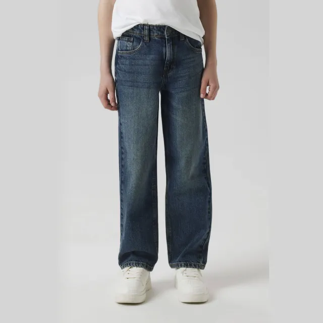 NAME IT KIDS loose fit jeans dark blue denim, foto 5