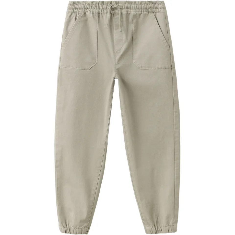 Mango joggingbroek lichtkaki, foto 3