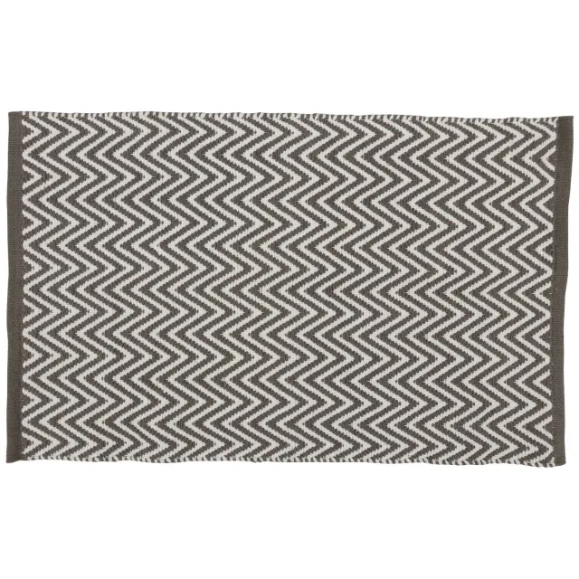 Differnz Devon badmat 50x80 cm katoen grijs
