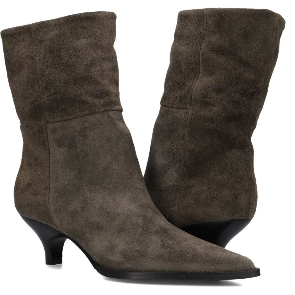 Lina Locchi Enkellaarsjes Av 254 Khaki, foto 3