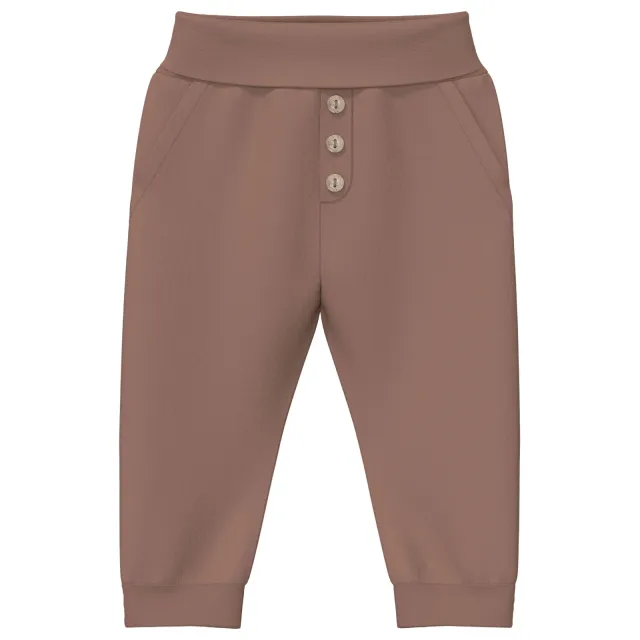 S.Oliver katoenen babybroek bruin, foto 2