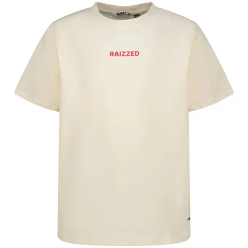 Raizzed T-shirt met backprint lichtbeige