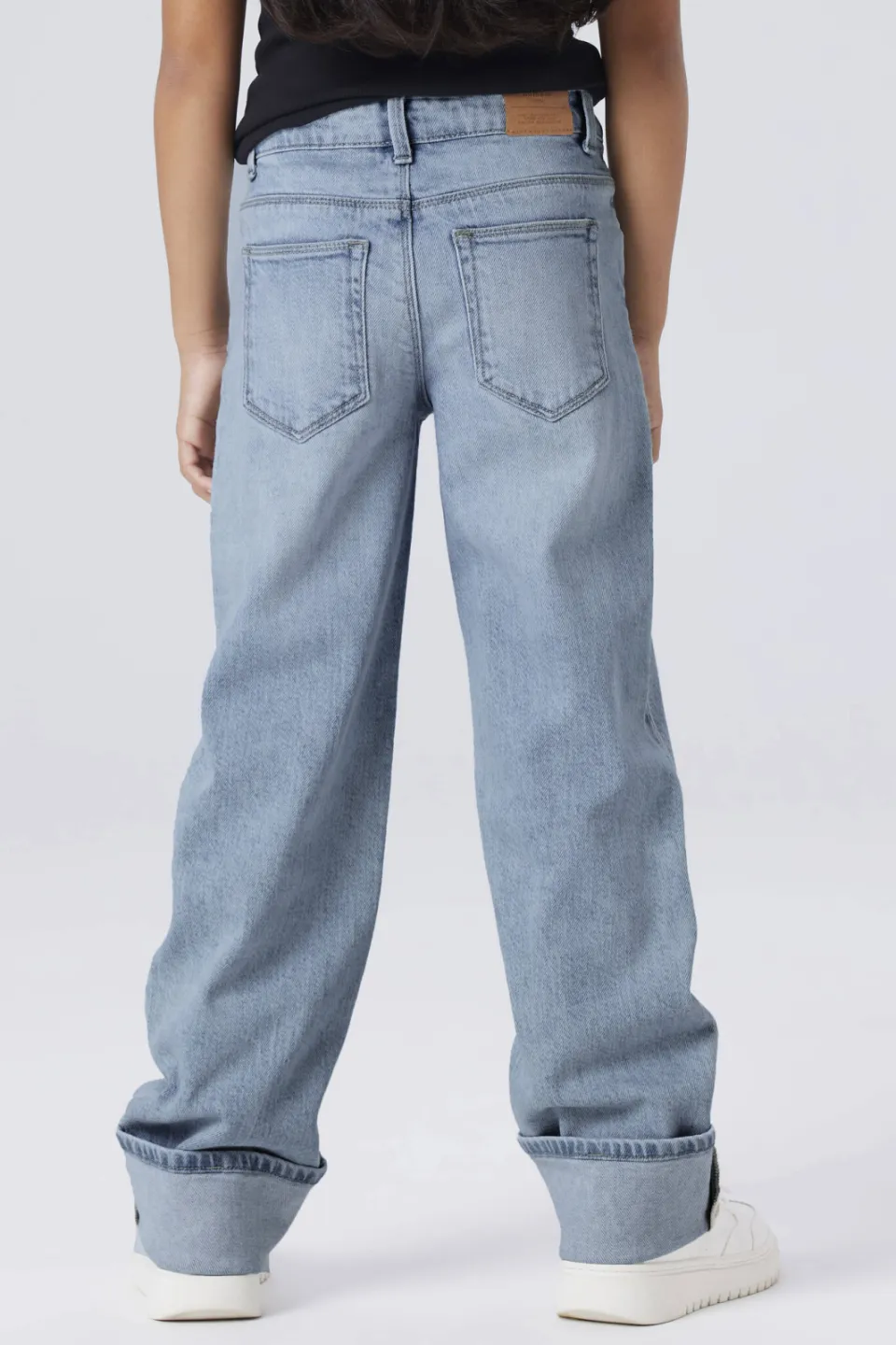 NAME IT KIDS straight leg jeans light blue denim, foto 4