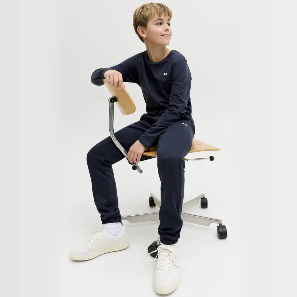 JJ Rebel JUNIOR regular casual broek lila Donkerblauw