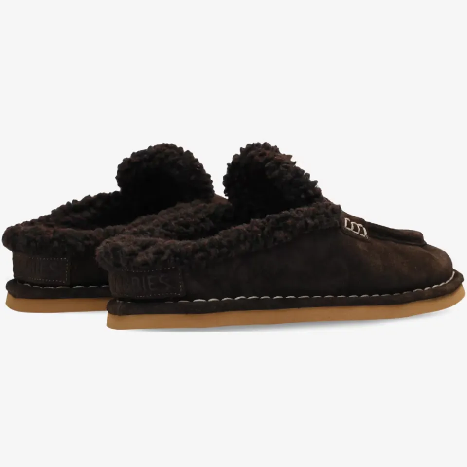 Shabbies Amsterdam Wilja Penny slipper bruin, foto 3