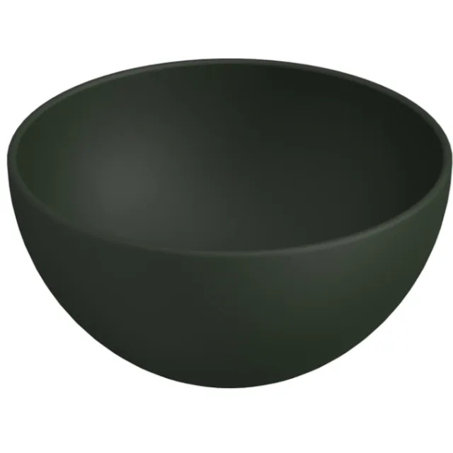 Boss & Wessing Waskom BWS Caadop Rond 24 cm Keramiek Schoolbord Zwart