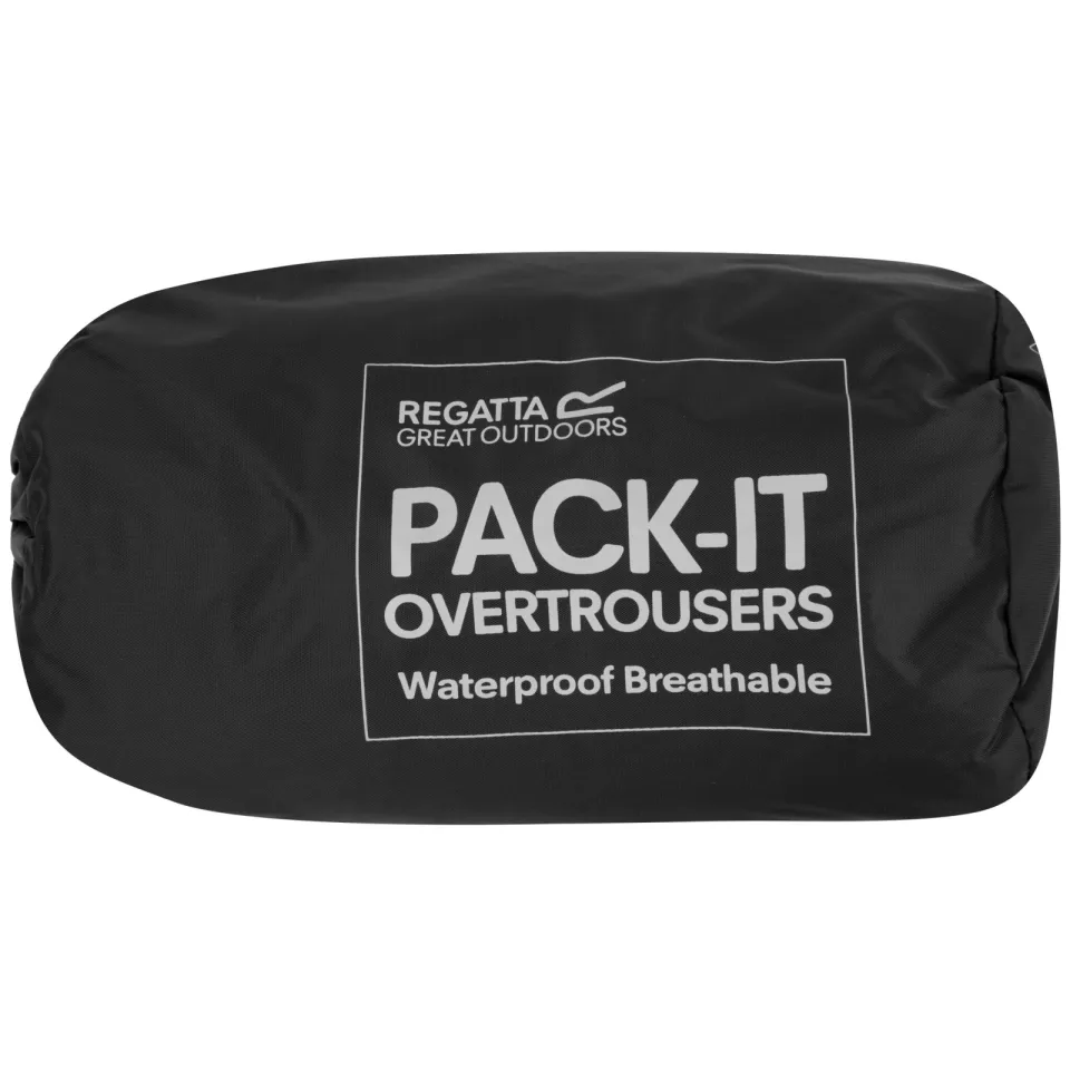 Regatta regenbroek Pack It Overtrousers zwart, foto 5
