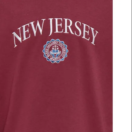 Only & Sons JUNIOR sweat sweater met borduursels en tekst - rood Printopdruk, foto 2