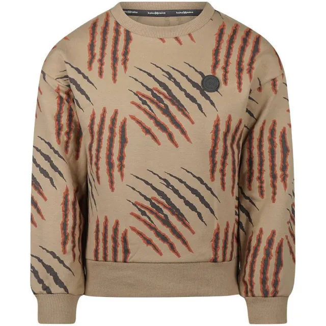 Koko Noko rechtvallende sweater met print - zand, foto 2