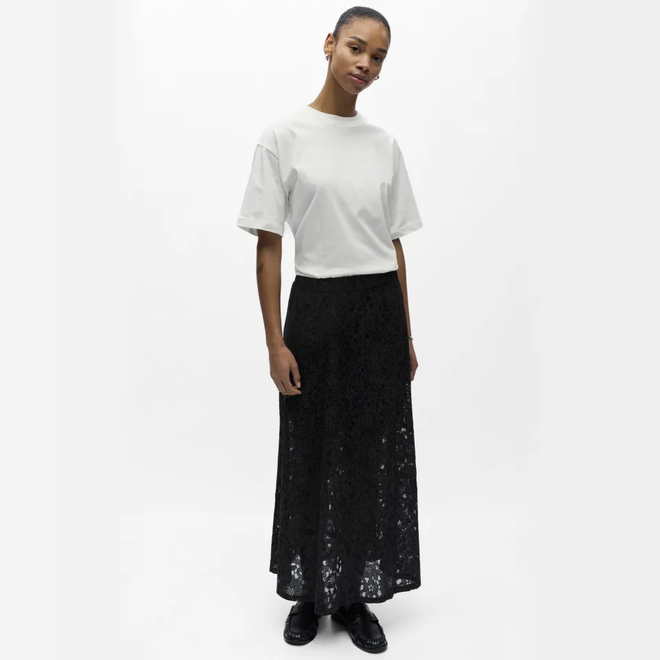 Object maxi rok zwart