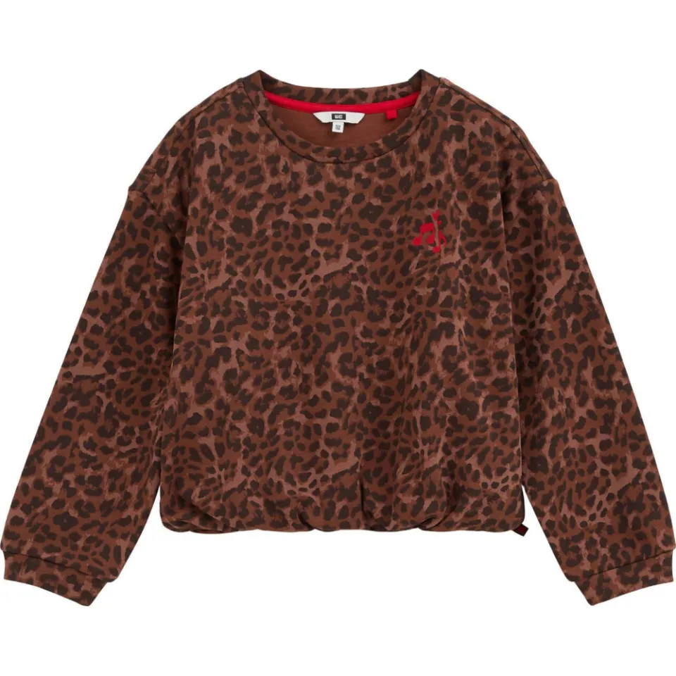 WE Fashion sweater met panterprint - bruin, foto 3