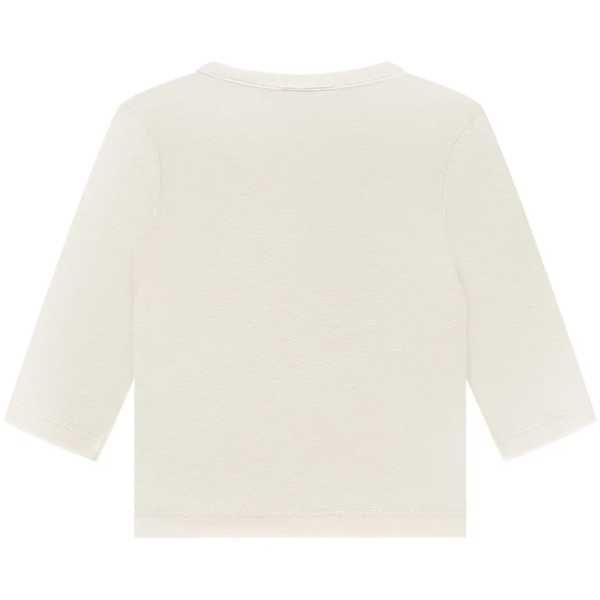 Babyface longsleeve ecru met blauwe print, foto 2