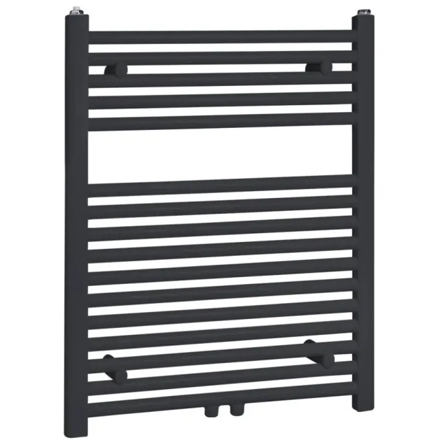 Best Design Handdoekradiator Best Design Zero Recht 77x60 cm Zwart