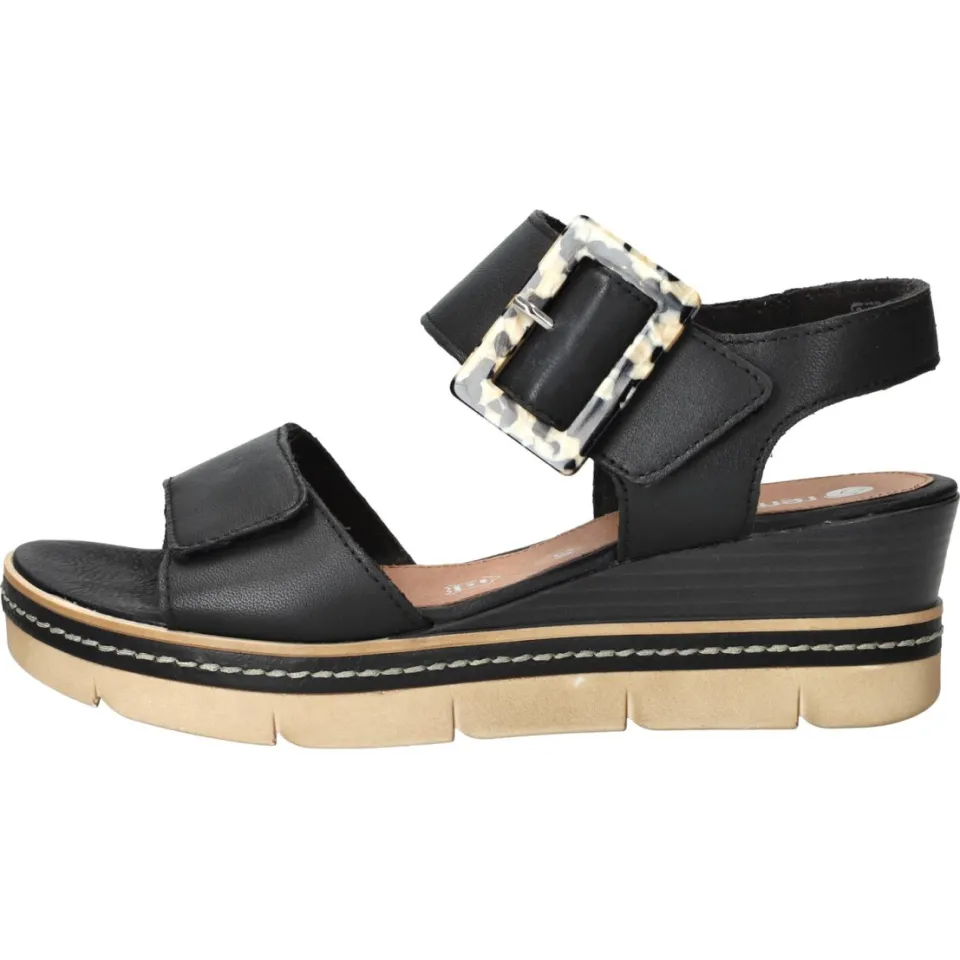 Remonte Sandalen Dames Zwart, foto 6
