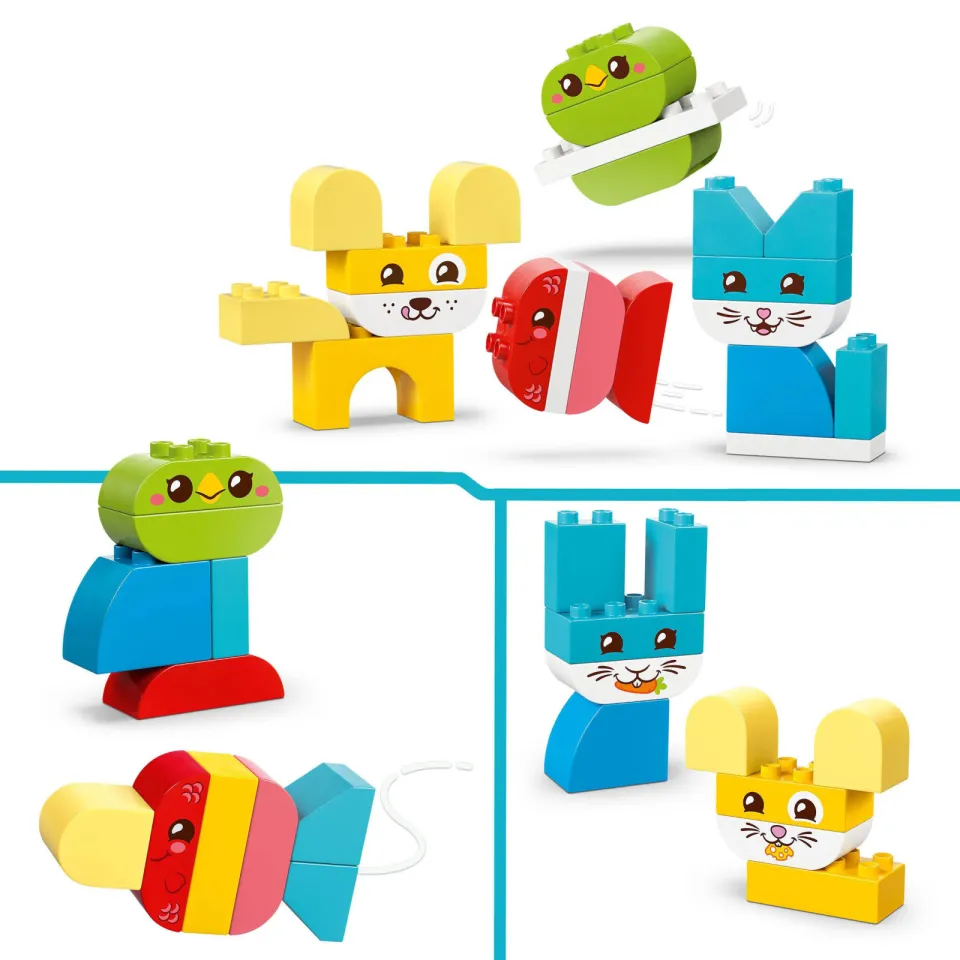 Lego DUPLO Mijn Eerste 3-in-1 Creatieve Huisdieren Speelgoed 10477