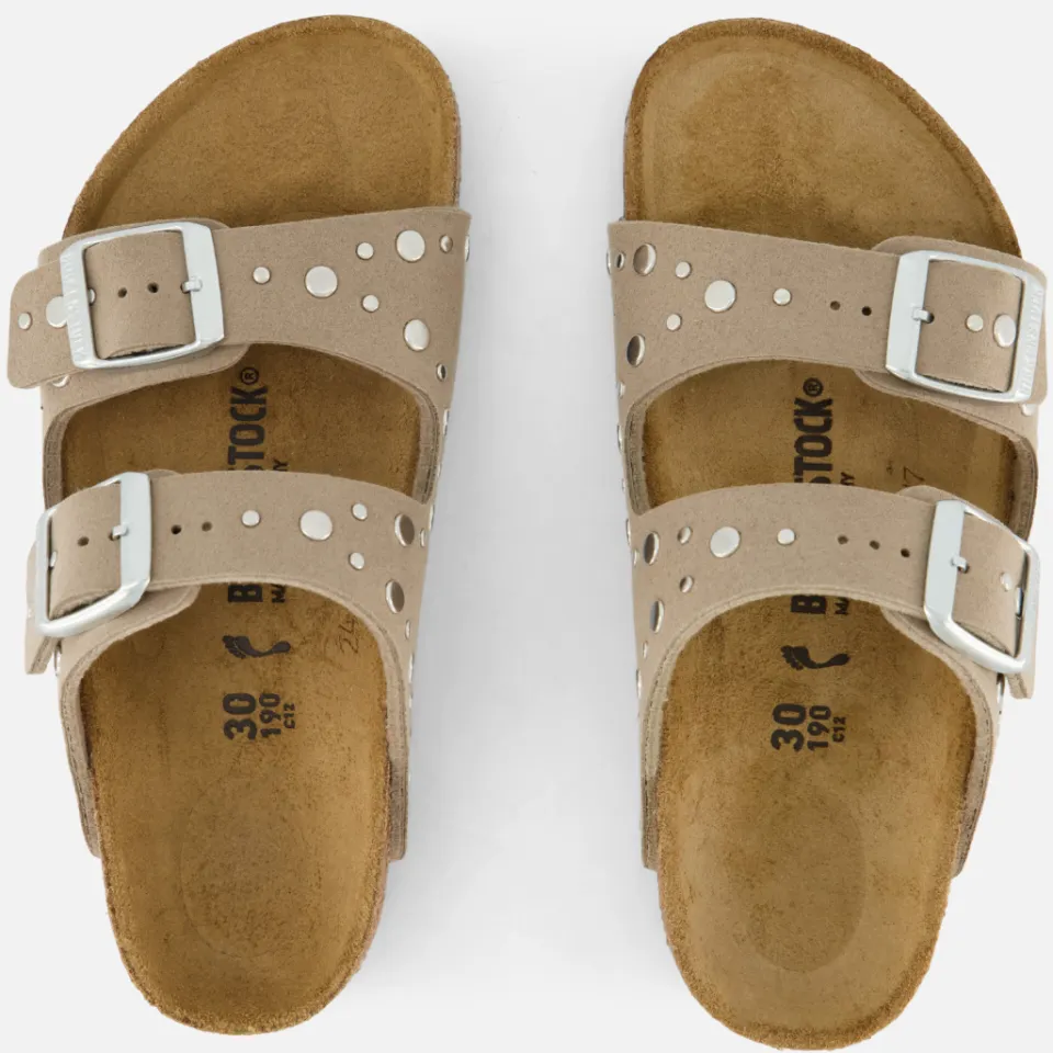 Birkenstock Arizona Rivet sandaal taupe, foto 3
