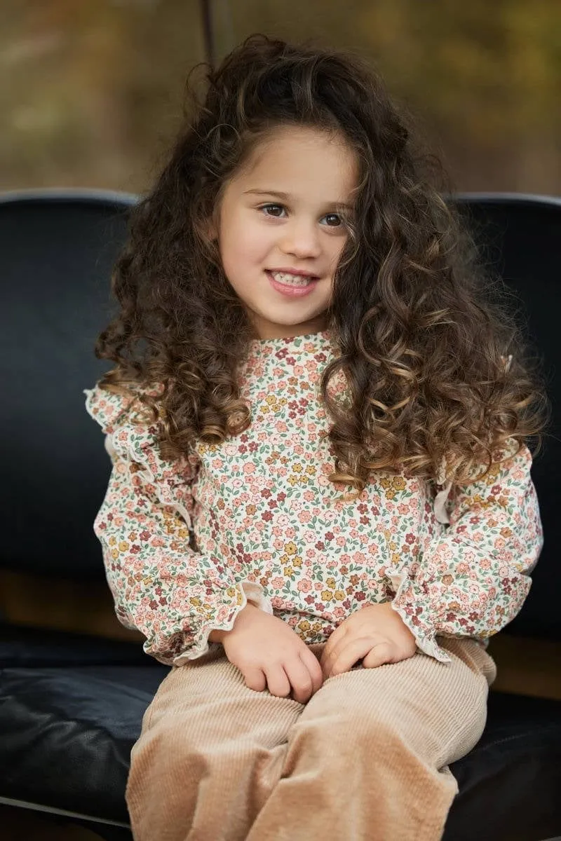 Little Dutch gebloemde longsleeve beige, foto 6