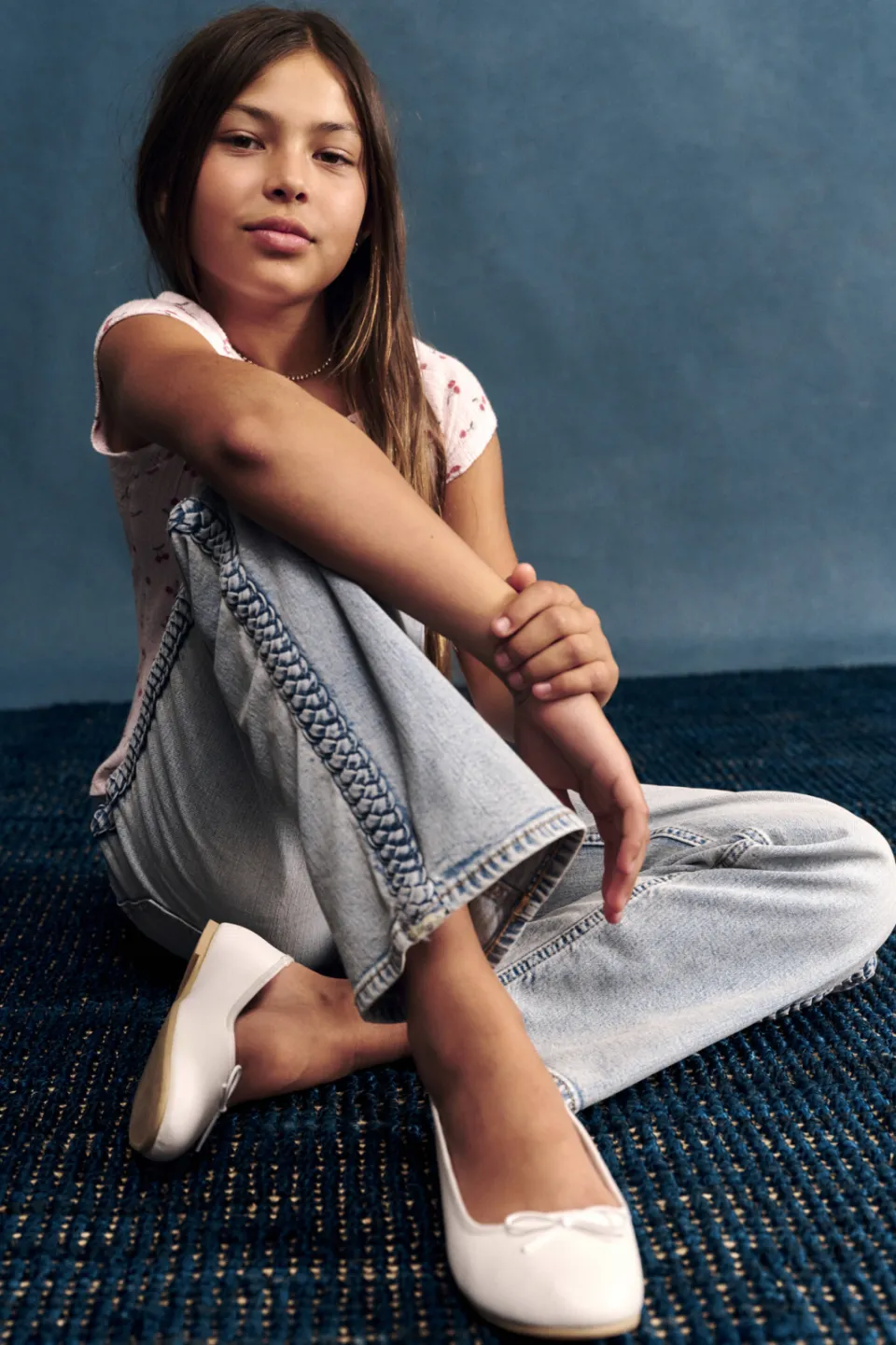 Abercrombie & Fitch wide leg jeans - lichtblauw, foto 6
