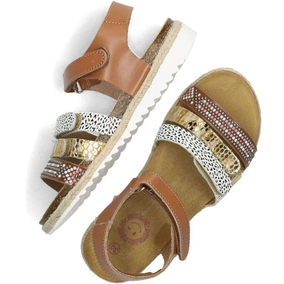 Develab Sandalen 44334 Cognac, foto 2