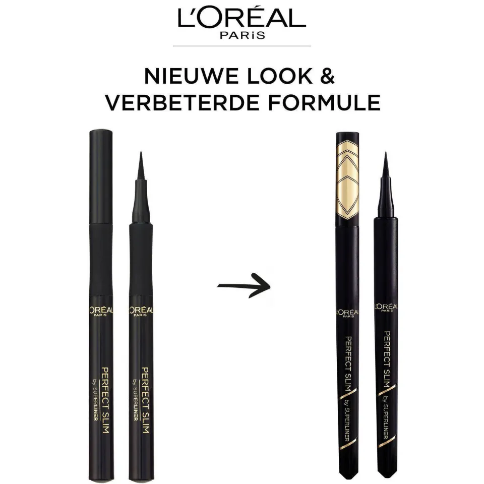 L'oréal Superliner Perfect Slim eyeliner zwart, foto 4