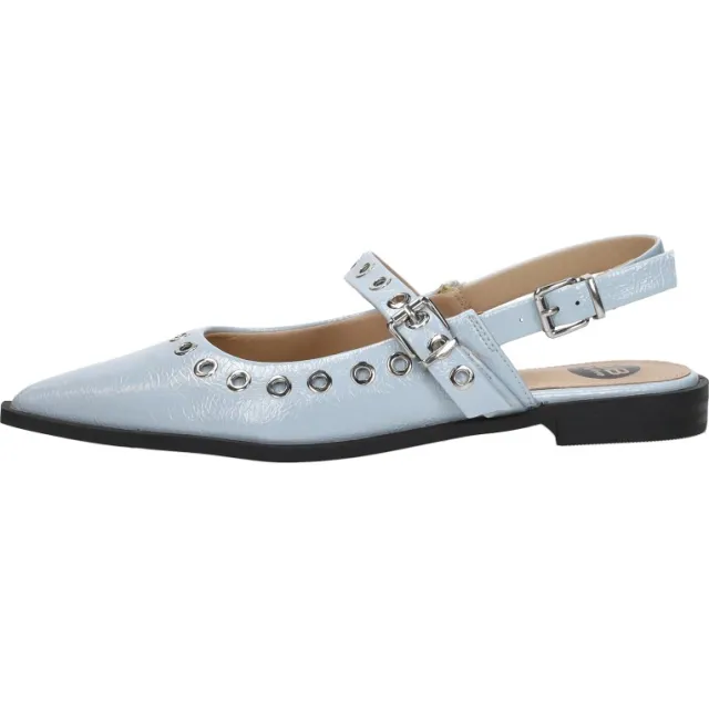 Sub55 slingback ballerina's lichtblauw licht blauw, foto 2