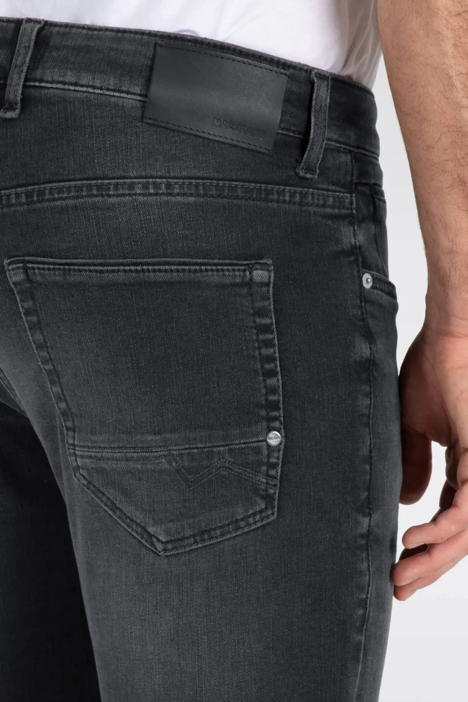 MAC Arne Pipe Workout slim fit jeans Black Authentic Use, foto 5