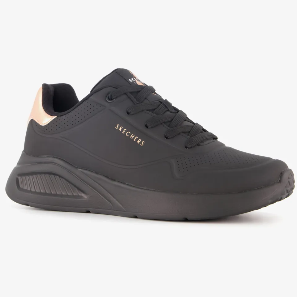 Skechers Uno Lite dames sneakers zwart, foto 6