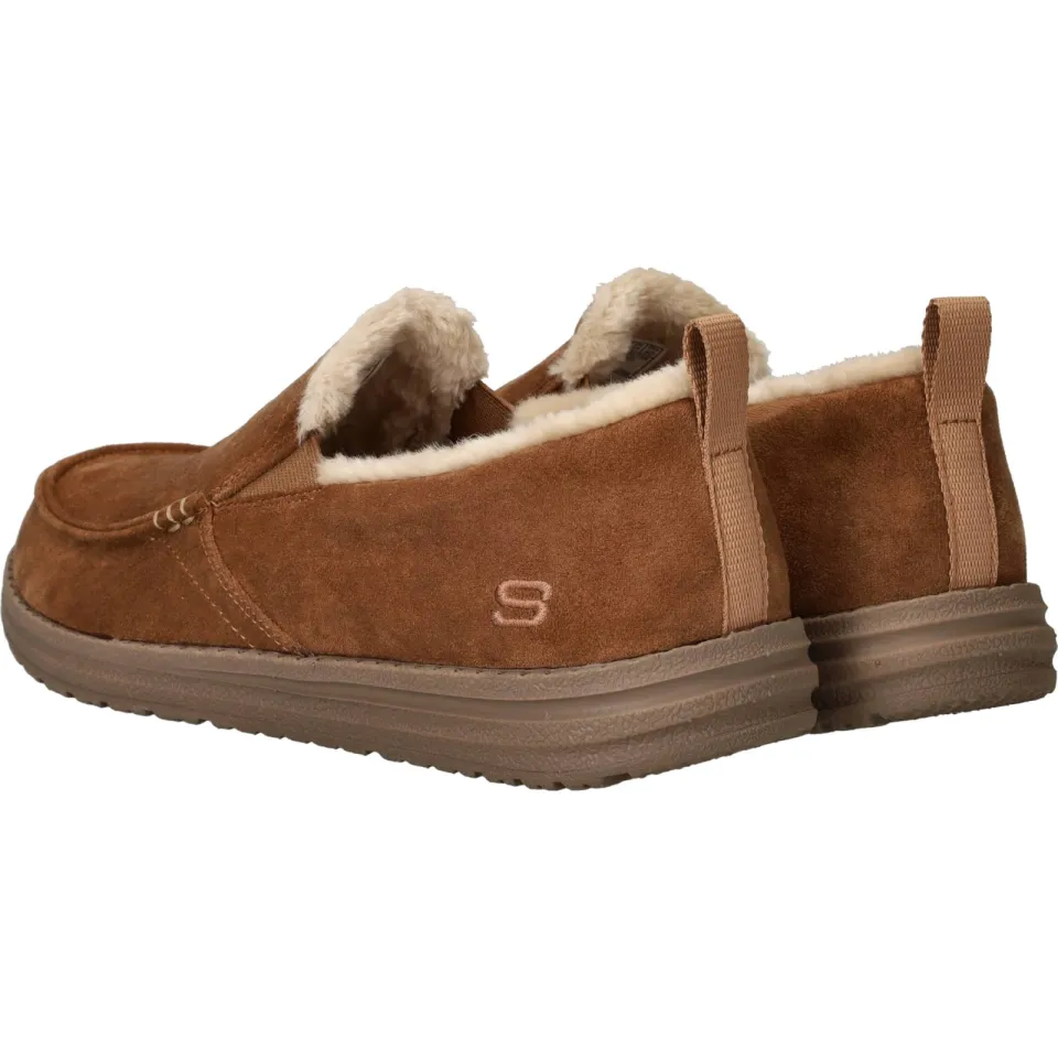Skechers Melson Willmore pantoffel cognac, foto 3