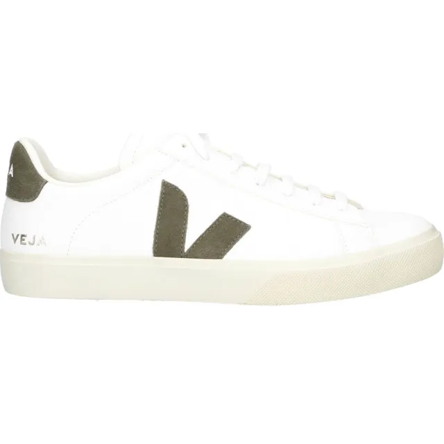 Veja Campo leren sneakers wit/kaki