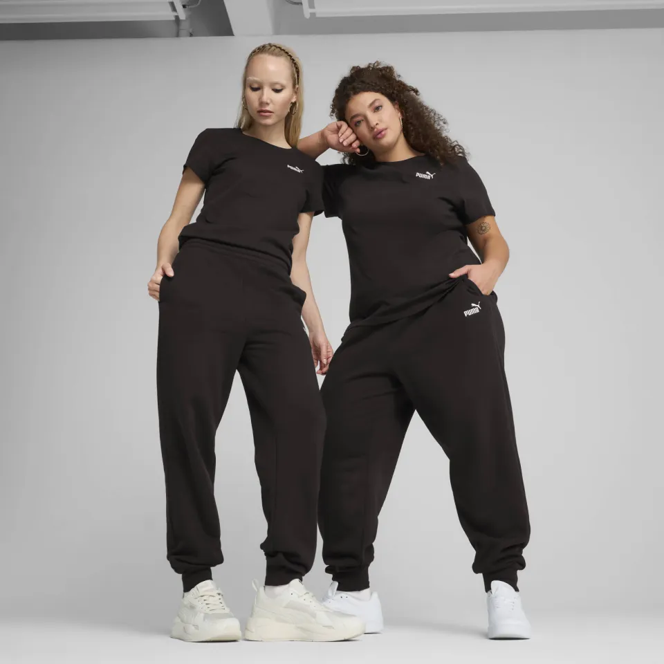 Puma ESS No. 1 Logo loose fit joggingbroek zwart