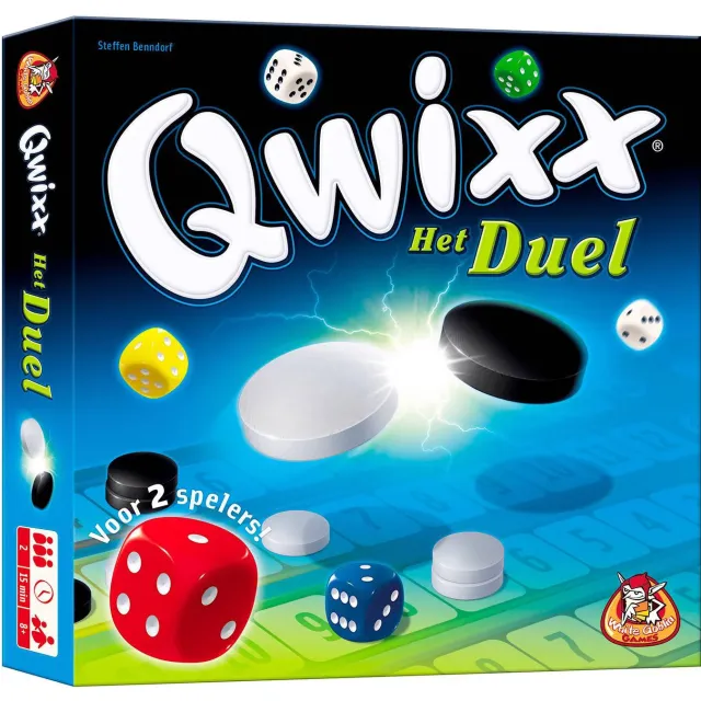 White Goblin Games Qwixx Het Duel dobbelspel