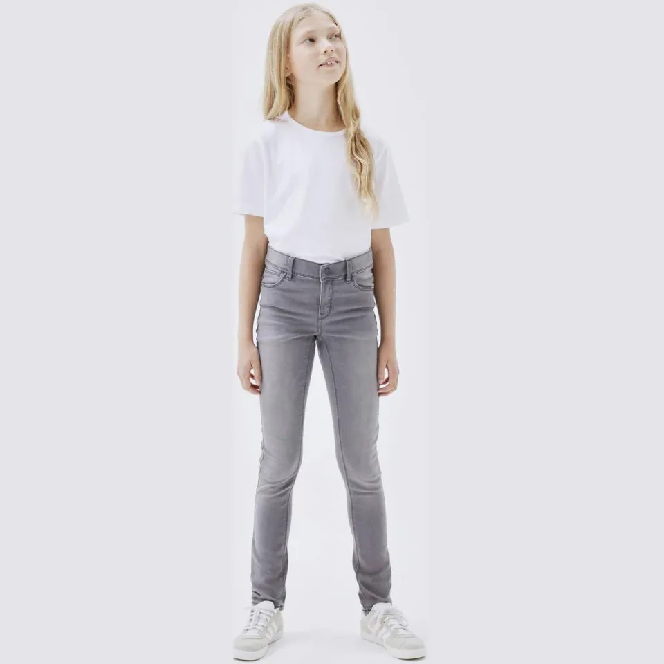 NAME IT skinny jeans NKFPOLLY light grey denim