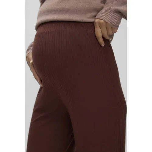Mamalicious wide leg zwangerschapsbroek bruin, foto 5
