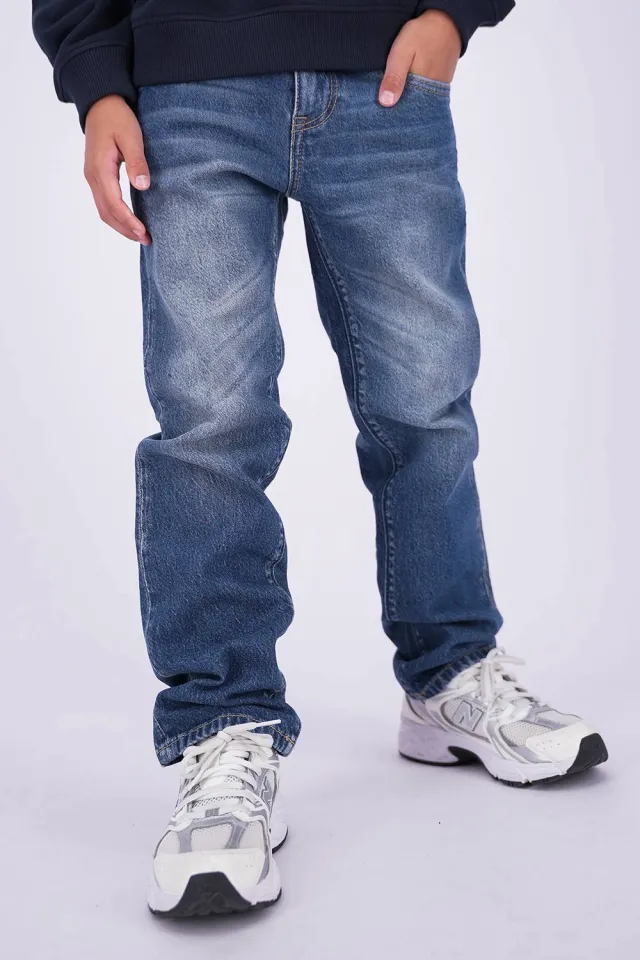 Vingino Paolo straight leg jeans - donkerblauw, foto 3