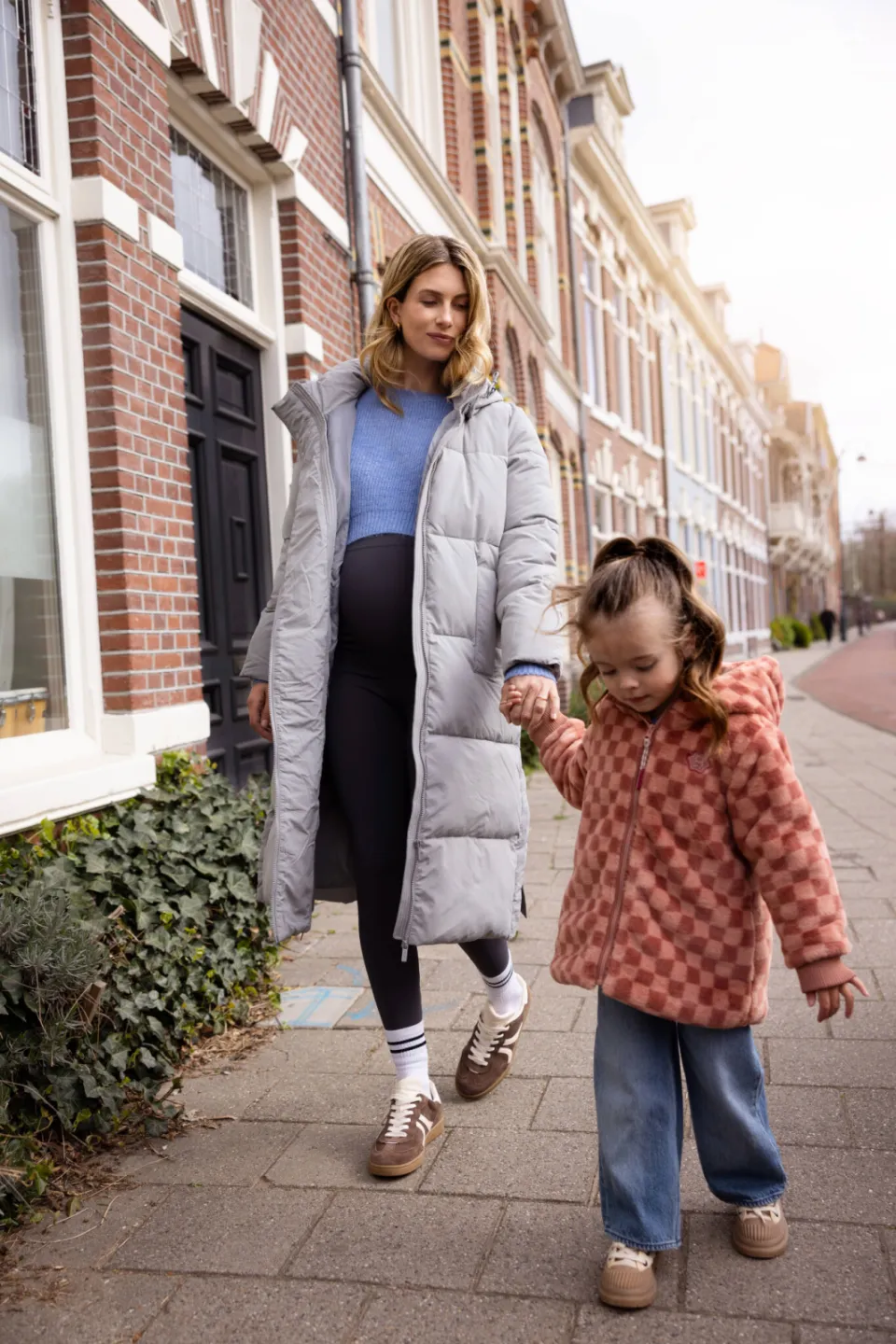 Noppies maternity zwangerschaps cropped trui blauw gebreid, foto 5