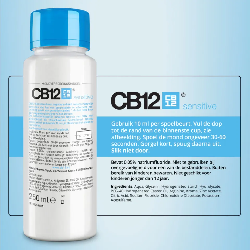 CB12 Sensitive mondwater