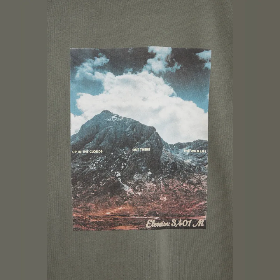 WE Fashion longsleeve met backprint groen, foto 8