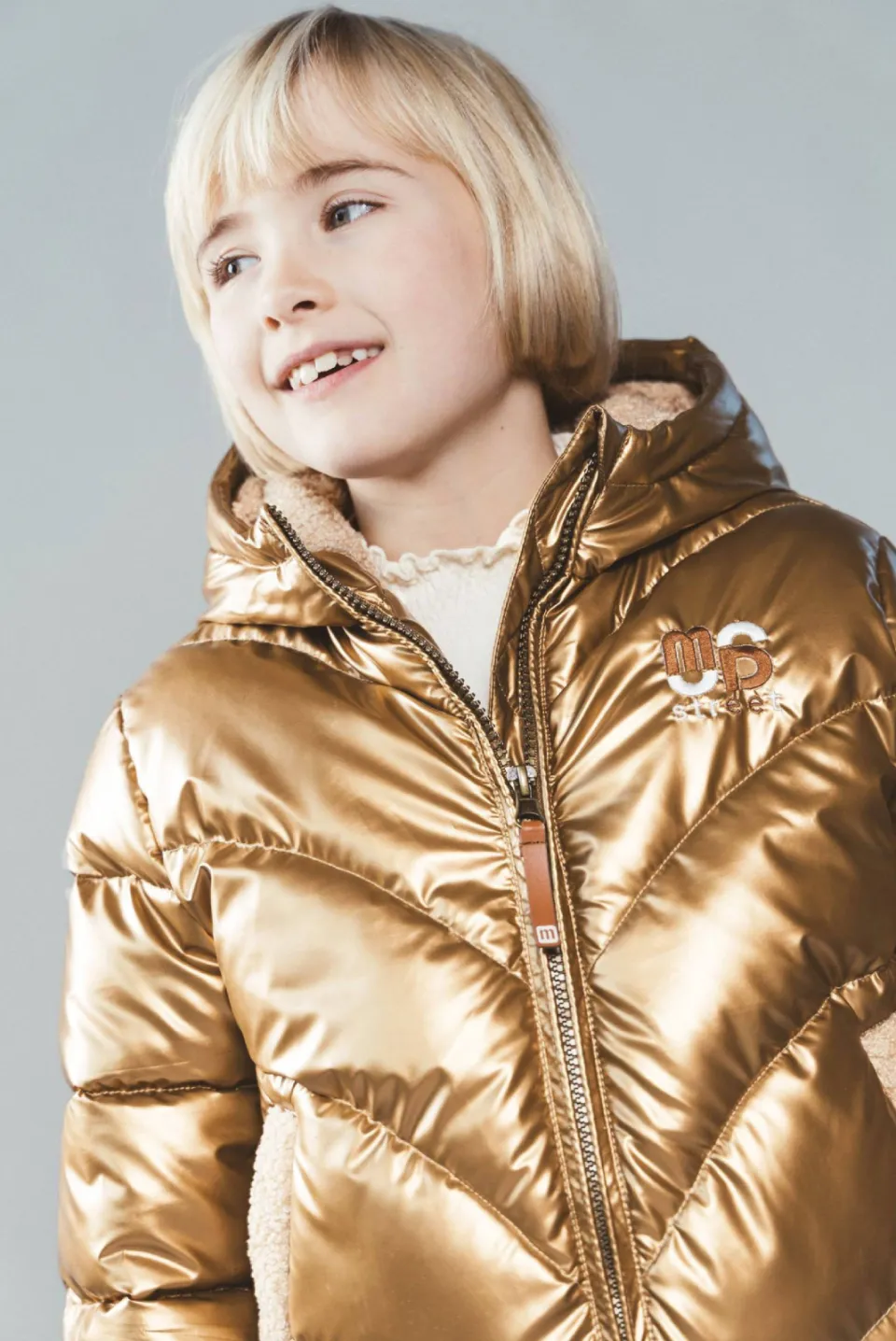 Moodstreet gewatteerde winterjas goud, foto 5