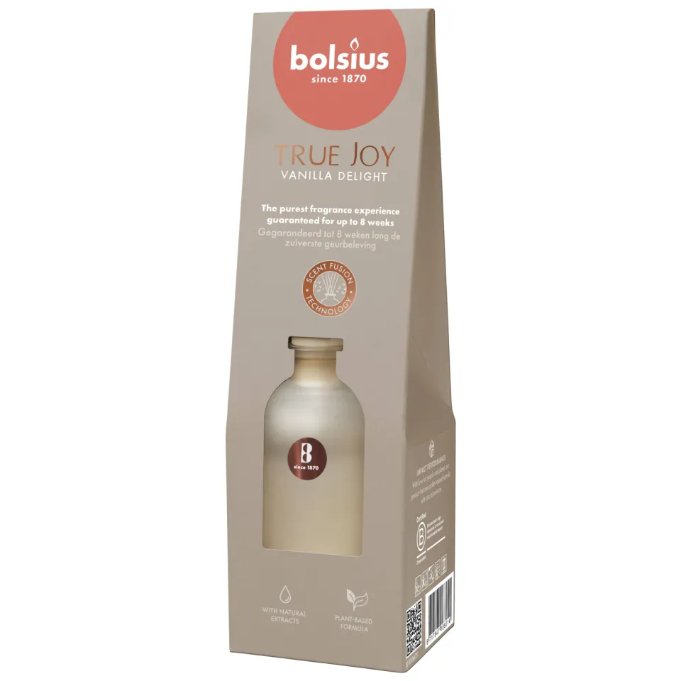 Bolsius True Joy Vanilla Delight geurstokjes off white, foto 3