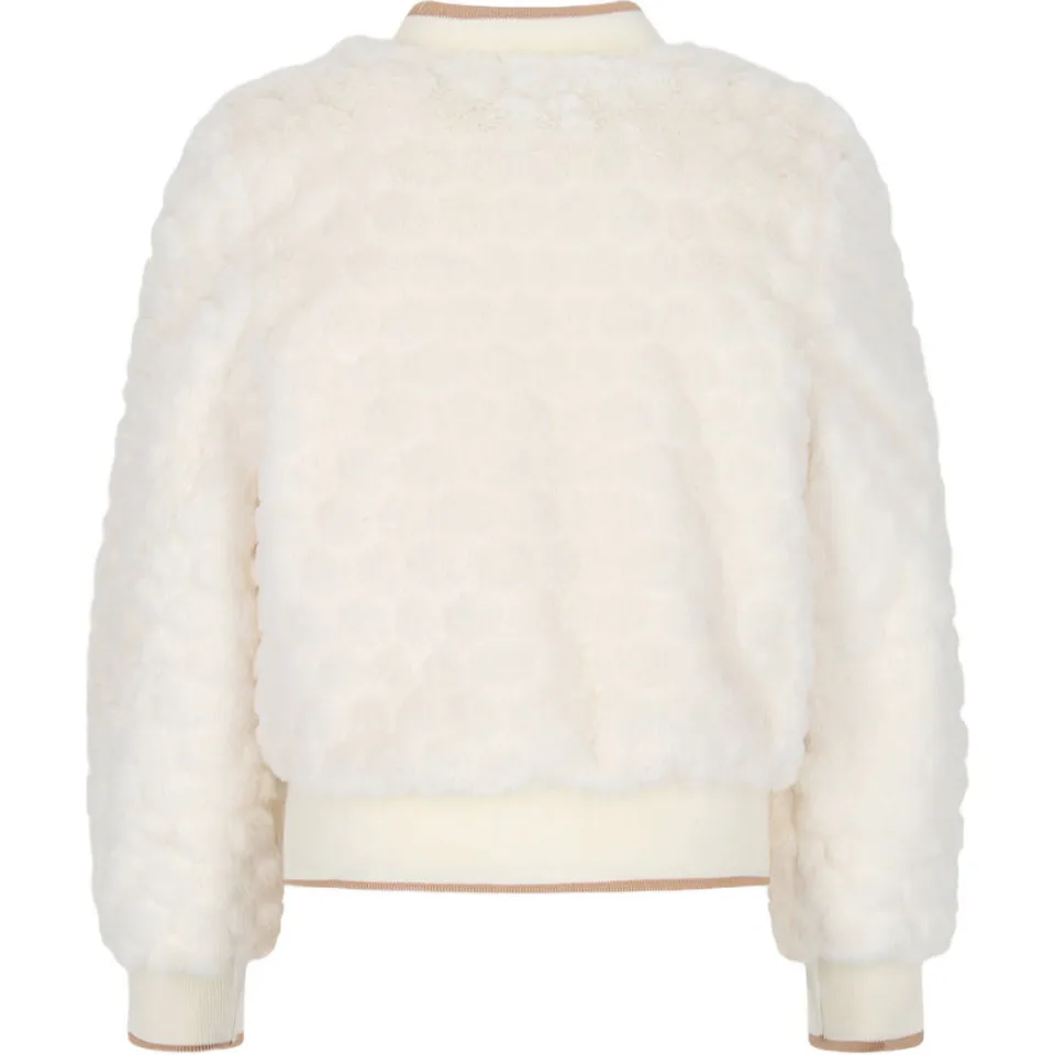 Nono Doris faux fur jas offwhite, foto 7