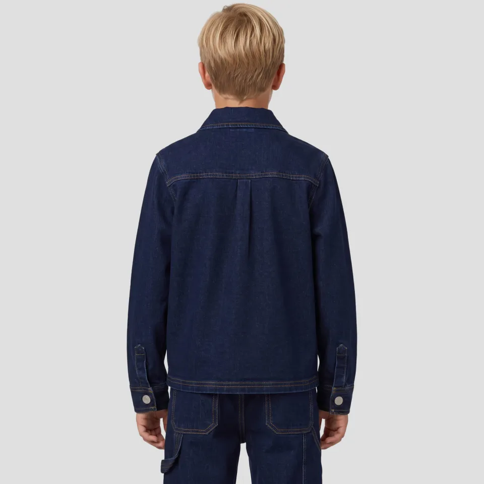 Me & My Monkey denim overshirt - donkerblauw, foto 5