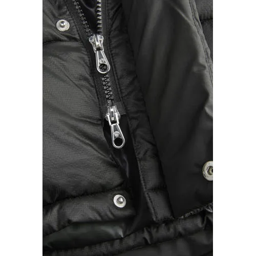 Jack & Jones Junior gewatteerde jas gebreid zwart, foto 5